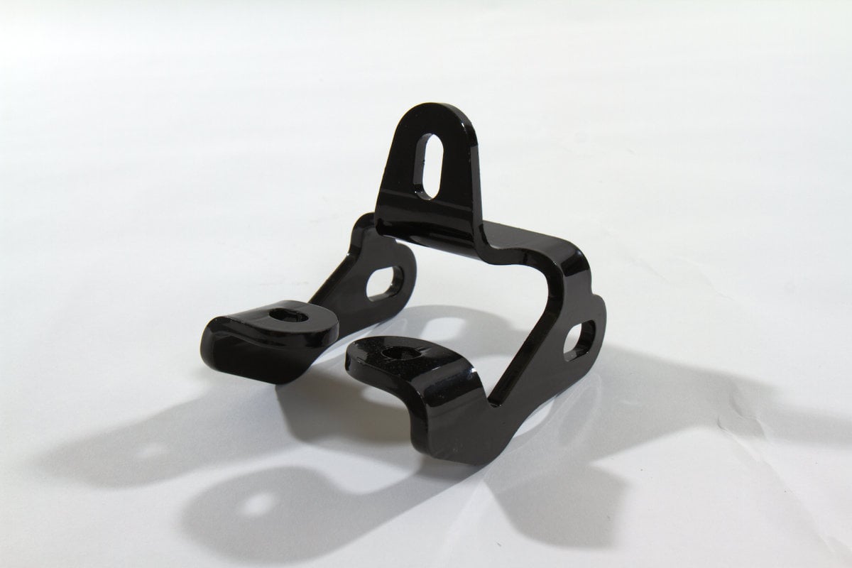 black metal stamped part