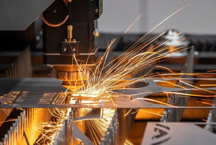 laser cutting metal